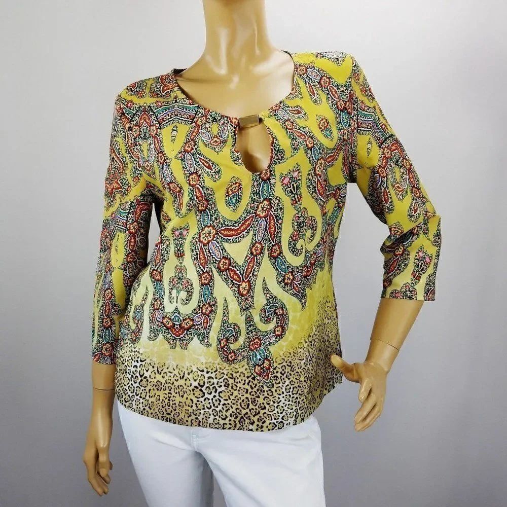 Boho Blouse Multicolor Paisley Milano Top